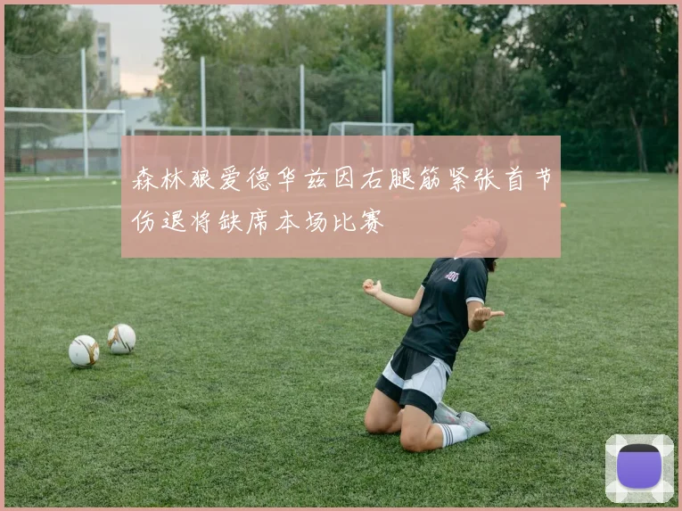森林狼爱德华兹因右腿筋紧张首节伤退将缺席本场比赛